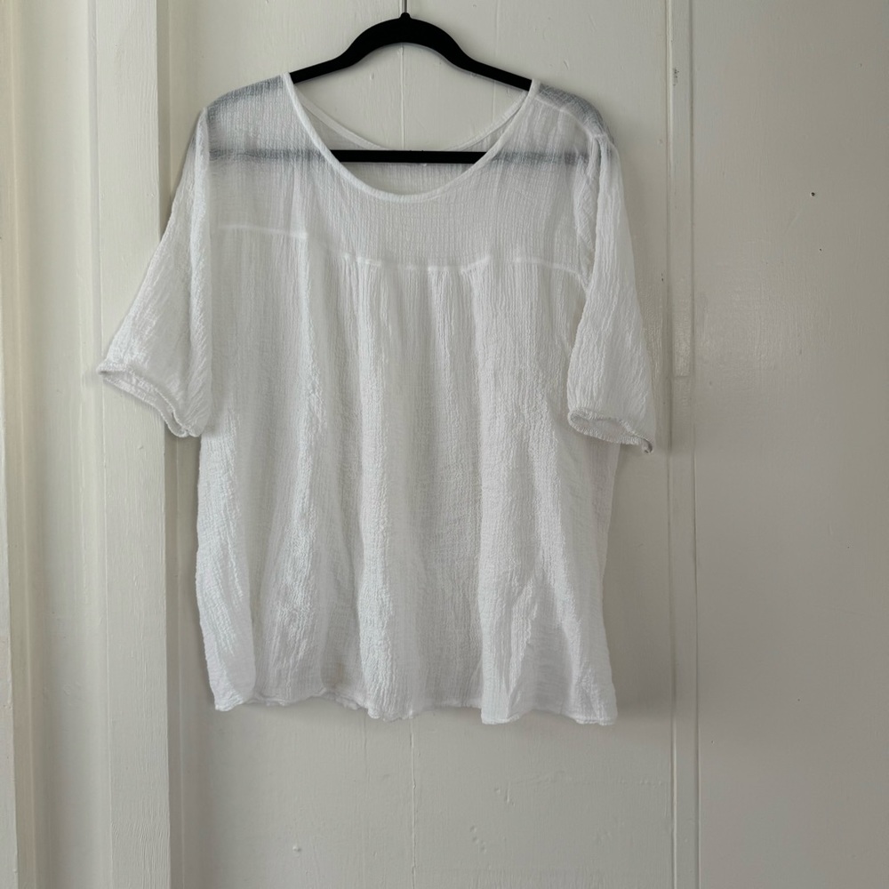 gauze blouse made in italy